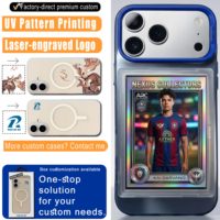 Funda Magnética de Color Sólido para iPhone 17 16 15 Pro Max, para Tarjetas Pokémon