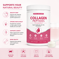 Collagène hydrolysé en poudre de qualité supérieure, marque privée, vente en gros OEM, supplément nutritionnel beauté