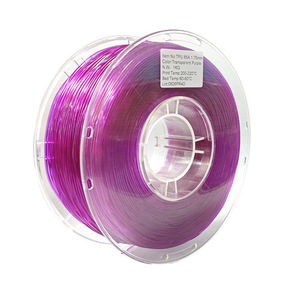 Transparent Purple TPU 85A 1.75mm Flexible Filament 1KG for <b>3D</b> <b>Printer</b> - Product Image 1
