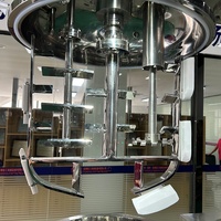 Mélangeur émulsifiant sous vide 10L-150L homogénéisant pour réservoir de sérum d'émulsion de pommade de crème de soin du visage
