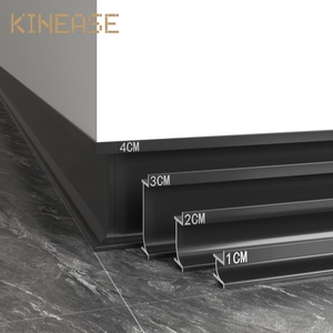 <span class=keywords><strong>Plinthe</strong></span> en aluminium couleur personnalisée avec finition assortie, installation facile pour la décoration et la protection du bas des murs - Product Image 2