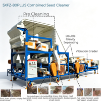 Nettoyeur combiné de graines de cumin, de moutarde et de coriandre, machine de tri de graines multicouche, équipement de haute précision