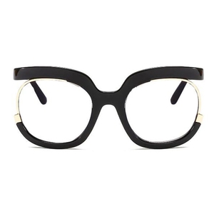 Gafas de sol redondas de tamaño grande para mujer, anteojos de sol femeninos de medio marco personalizados, superventas en <span class=keywords><strong>Amazon</strong></span>, <span class=keywords><strong>2022</strong></span> - Product Image 2