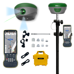 Receptor <span class=keywords><strong>GNSS</strong></span> RTK SMA28H Laser Rover 4G/WiFi/Bluetooth/NFC con PPP, IMU, Cámaras Duales, Colector de Replanteo AR con Software UHF 15KM - Product Image 1