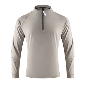 Camiseta elástica transpirable de secado rápido para hombre para deportes de otoño e invierno, para baloncesto, correr, entrenamiento físico - Product Image 5