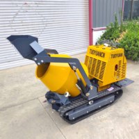 La Chine CE EPA moteur Mini bétonnière chargeur avec auto-chargement voie benne bétonnière camion