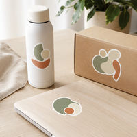 Pegatinas Impermeables Personalizadas, Pegatinas Autoadhesivas Troqueladas, Pegatinas de Vinilo Duraderas