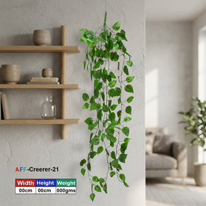 Planta Artificial Decorativa Ecológica, Enredadera Verde Colgante, Hojas de Alta Simulación, para Decoración de Paredes de Jardín y Balcón - Product Image 2