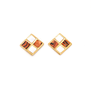 Boucles d'oreilles à clous tendance E350-E200-0435js - Product Image 2