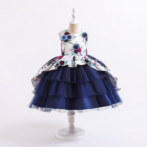 Robe de demoiselle d'honneur pour filles, style boutique, dernier design, qualité supérieure, tendance, vente chaude, robe de princesse tutu pour bébés filles, robe de fête - Product Image 3