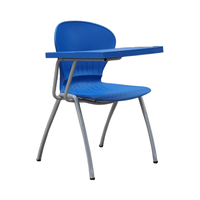 Chaise de formation ergonomique de luxe tout maillé avec tables jointes Design moderne Qualité assurée Chaise de bureau et d'école