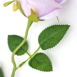 Ramo de Rosas Artificiales de 50 cm de Altura, Simulación de Plástico, Decoraciones para Bodas, Adornos de Mesa para Interiores - Product Image 3