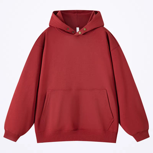 <b>Men's</b> Hoodies Sweatshirts Heavyweight <b>Pullover</b> Streetwear 100% Cotton Puff Printing Custom Oversized Hoodie for <b>Men</b> - Product Image 4