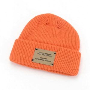 High Quality Custom Unisex Acrylic Skull Knit Cuff Adjustable Beanie <b>Winter</b> Hat Multi Color Button <b>Decoration</b> Luxury Bulk Beanie - Product Image 6