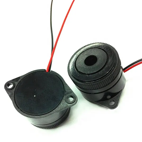 Satılık 12V 24V siyah siren kablolu alarm alarm buzzer sürekli ses GTI-2910 piezo Buzzer piezo seramik 20mm disk