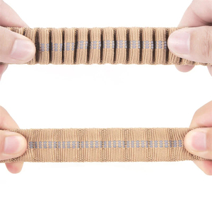 Laisse élastique pour chien de taille moyenne à grande, avec absorption des chocs, deux poignées, laisse robuste avec clip de sécurité pour voiture - Product Image 6