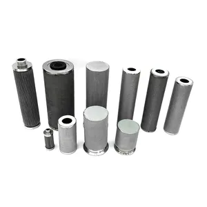 Cartucho de filtro sinterizado de acero inoxidable vela de filtro cilíndrico de Metal líquido 304 316 personalizado