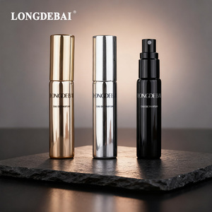 Wholesale Custom 5ml 10ml Mini <b>Sample</b> UV Glass Refillable <b>Perfume</b> Atomizer Empty Tester Vials Gold Plating <b>Perfume</b> Glass <b>Bottle</b> - Product Image 5