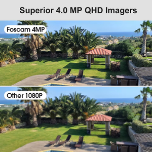 Foscam thông minh 2K 4MP PoE <span class=keywords><strong>Camera</strong></span> An Ninh con người/xe phát hiện âm thanh và ánh sáng báo động <span class=keywords><strong>camera</strong></span> an ninh v4ec - Product Image 2