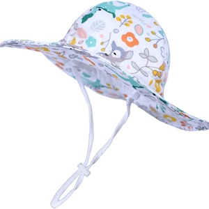 Pool Sun Hat Bowknot Beach Sun Protection Adjustable Bucket Hats for Adults (Rose <b>Red</b>) Fishing - Product Image 2