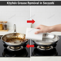 Spons Ajaib Pembersih Khusus Melamin untuk Aksesoris Dapur Bentuk Persegi Panjang