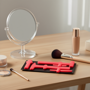 Ensemble d'éponges de maquillage 519 M 382FAV, applicateur en mousse rouge pour le mélange du fond de teint - Product Image 3