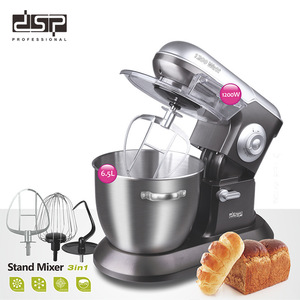 Robot pâtissier Dsp 6,5 L 1200 W avec tête inclinable pour la pâtisserie et le mélange - Product Image 1