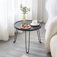 Table basse mobile moderne pour chambre à coucher, table d'appoint pour canapé, plusieurs meubles de salon, table ronde simple et mini, étagère de chevet