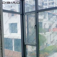 Ventanas Corredizas de Aluminio Modernas con Estándar NFRC, Doble Vidrio Templado, Insonorizadas, Ventanas Fijas Grandes para Dormitorio y Villa de Lujo