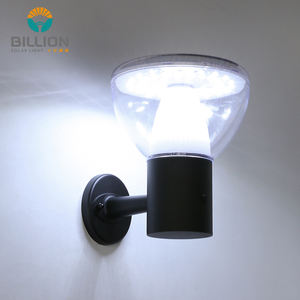 Lampe murale solaire LED <span class=keywords><strong>pour</strong></span> cours, villas, parcs, communautés, fabrication en usine, fonte d'aluminium, commande par bouton PC - Product Image 1