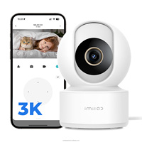 Cámara de Seguridad Interior IMILAB C22 3K, Cámara WiFi Inteligente para el Hogar, Detección Humana por IA, Audio Bidireccional, Sin Cuota Mensual, Cámara CCTV