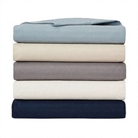Ensemble de draps en bambou biologique 400TC, 3 pièces, vente en gros, ensemble de draps en bambou doux et rafraîchissant