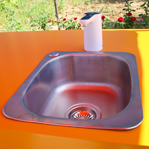 Voyage <span class=keywords><strong>Camping</strong></span> Camper Remorque Café Tricycle à vendre Voyage <span class=keywords><strong>Camping</strong></span> Camper Café Chariot Vélo Avec Évier et Réfrigérateur - Product Image 5