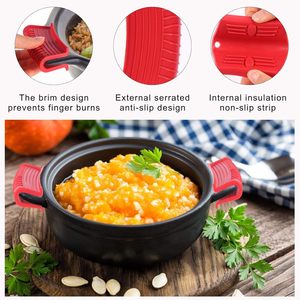 Protector de Manos Ecológico de Silicona Resistente al Calor para Sartenes de Hierro Fundido y Soporte para Ollas Calientes - Product Image 6