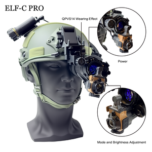 กล้องถ่ายภาพความร้อนแบบหนีบ QCNV Jerry-C ELF-C PRO สำหรับมองกลางคืน ชนิดตาเดียว สามารถปรับแต่งให้ใช้งานร่วมกับอุปกรณ์มองกลางคืนอื่นๆ เช่น PVS14/PVS31/PVS31 ได้ - Product Image 1