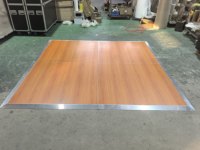 Panneau de sol de danse de haute qualité 16*20 pieds en cerisier, étanche, pour mariage, vente en gros