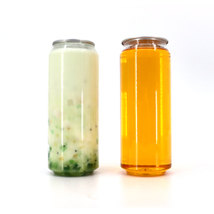 Pet Chai Nhựa Trong Suốt Dễ Dàng Mở Nước Trái Cây Có Thể 250Ml 330Ml 500Ml Lon Pet Nước Giải Khát Soda Có Thể Với Nhôm Dễ Dàng Để Mở Nắp - Product Image 2