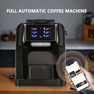 3 en 1 Italien Wifi Smart Control 4.3 pouces Écran Tactile Panneau Double Bean Hopper Commercial Bean To Cup Machine à Café Espresso - Product Image 2
