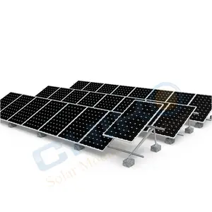 10kw 홈 태양 장착 브래킷 시스템 평면 지붕 microinverter 1200kw