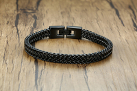Nouveautés Bracelet en maille chaîne de quille en acier inoxydable pour homme Bijoux argentés avec placage or Cadeau tendance pour homme et femme