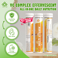 Comprimés effervescents multivitaminés OEM à la vitamine C, formule zinc-sélénium, directement de l'usine, pour le soutien quotidien de la résilience, vente en gros et approvisionnement en vrac