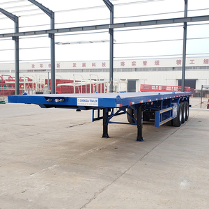 Semirremolque de Plataforma de 3 Ejes Chengda para Transporte de Contenedores de 20/40 Pies en Puertos - Product Image 2