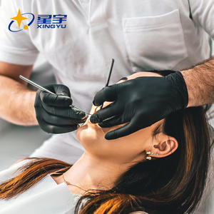 Sarung Tangan Nitril XINGYU Berkualitas Tinggi Bebas Bedak Anti-Kimia Anti-Selip Anti-Statis Sarung Tangan Nitril Pengaman Rumah Sakit - Product Image 6