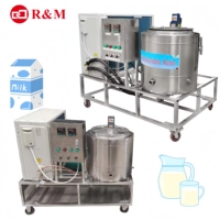Pasteurisateur de lait et de jus pour gelato et lait naturel, 300l, 100l, 50l, 30l, 60l, 500l, pour yaourt