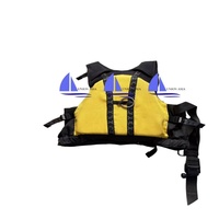 Gilet de sauvetage professionnel marin personnalisé, durable, en mousse EPE, tissu Oxford, certifié CE/ENISO12402, jaune réfléchissant, pour la mer