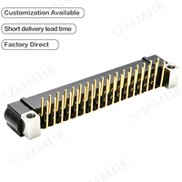 Conector Industrial Rectangular M80 de 34 Pines en Ángulo Recto, Paso de 2 mm, Montaje en PCB para Equipos Industriales