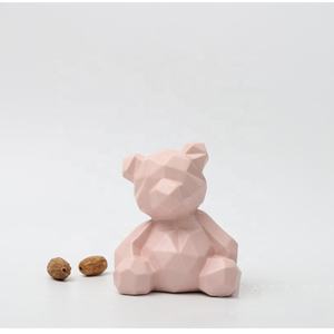 Nordique Géométrique Animaux Ours En Céramique Décoration de La Maison Salon - Product Image 5