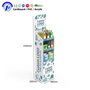 Support d'affichage en carton recyclé écologique personnalisé à 3 niveaux pour <span class=keywords><strong>magasin</strong></span> - Product Image 1