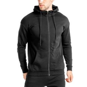 Wholesale Mens <b>Zip</b> <b>up</b> <b>Hoodie</b> Plus Size Men's Hoodies & Sweatshirts Sleeve Casual Drawstring Custom Hoodies for Men - Product Image 5