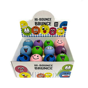 Nueva Venta caliente cara sonriente Rosa Bola de alto rebote alta calidad logotipo personalizado Pinky Ball - Product Image 2